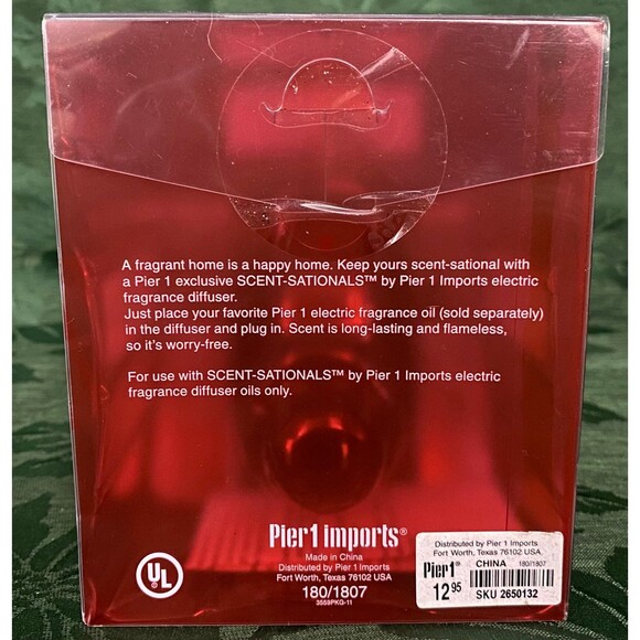 Pier 1  Scent-Sationals Electric Fragrance Diffuser Crystal Christmas Tree NIB - Picture 3 of 5